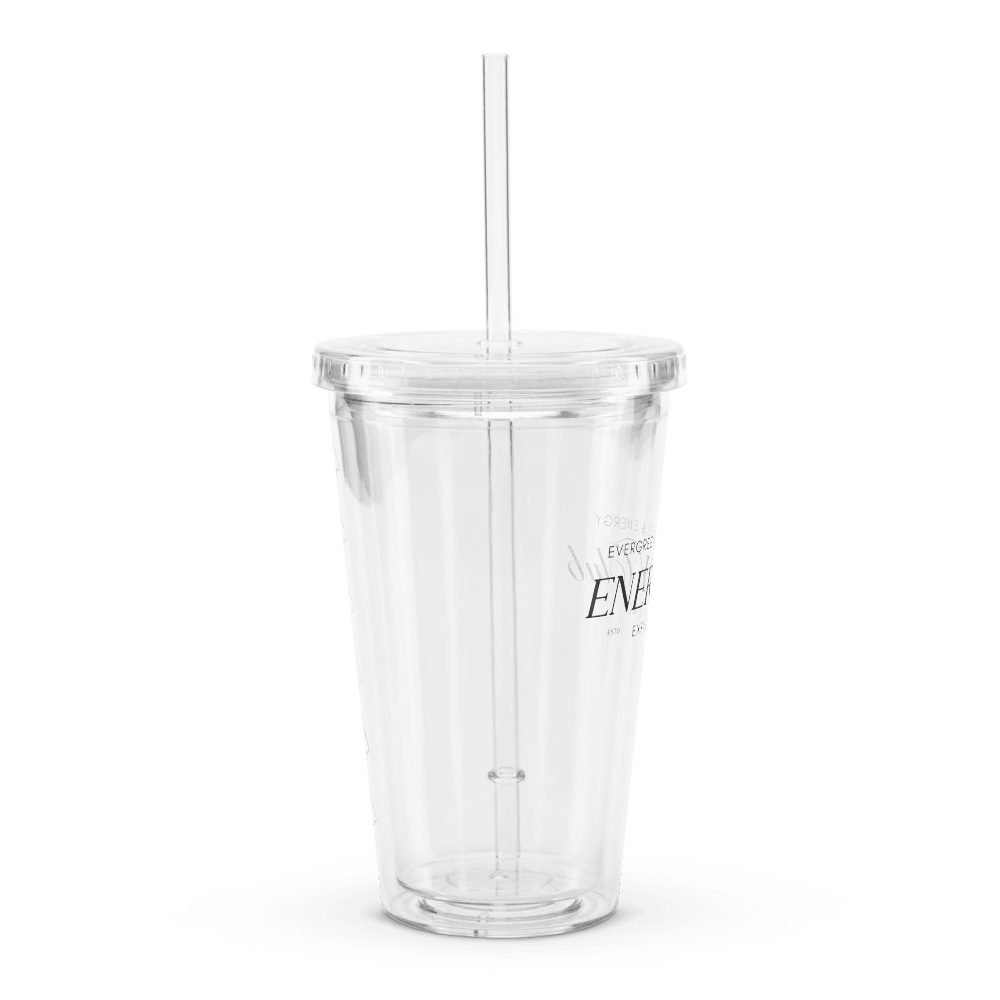 Energy Club Clear Plastic Tumbler | Sip Society product image (4)