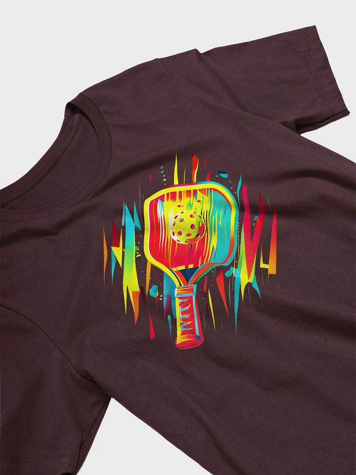 Neon Smash Pickleball Shirt – Retro Paddle & Speed Burst Design product image (2)