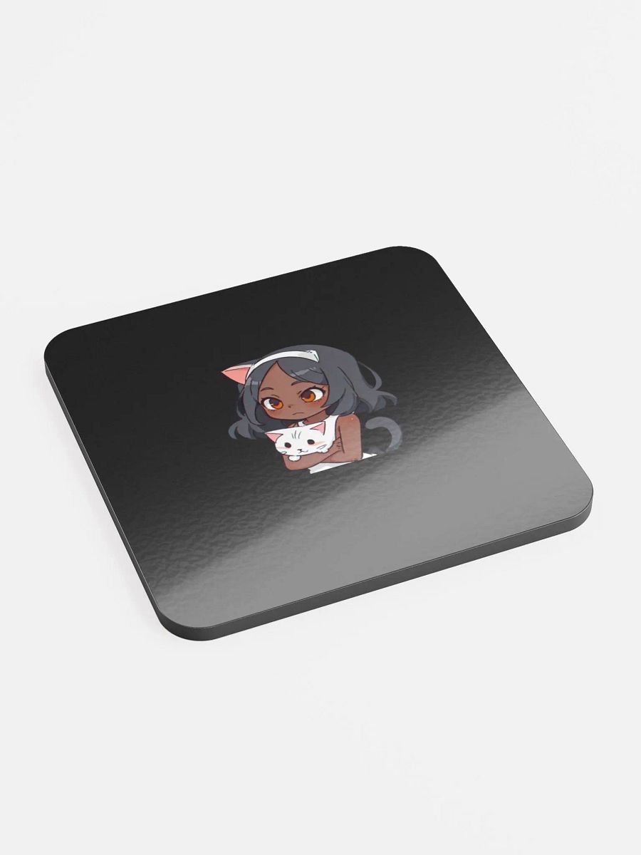 Feline Elegance Cork Coaster product image (1)