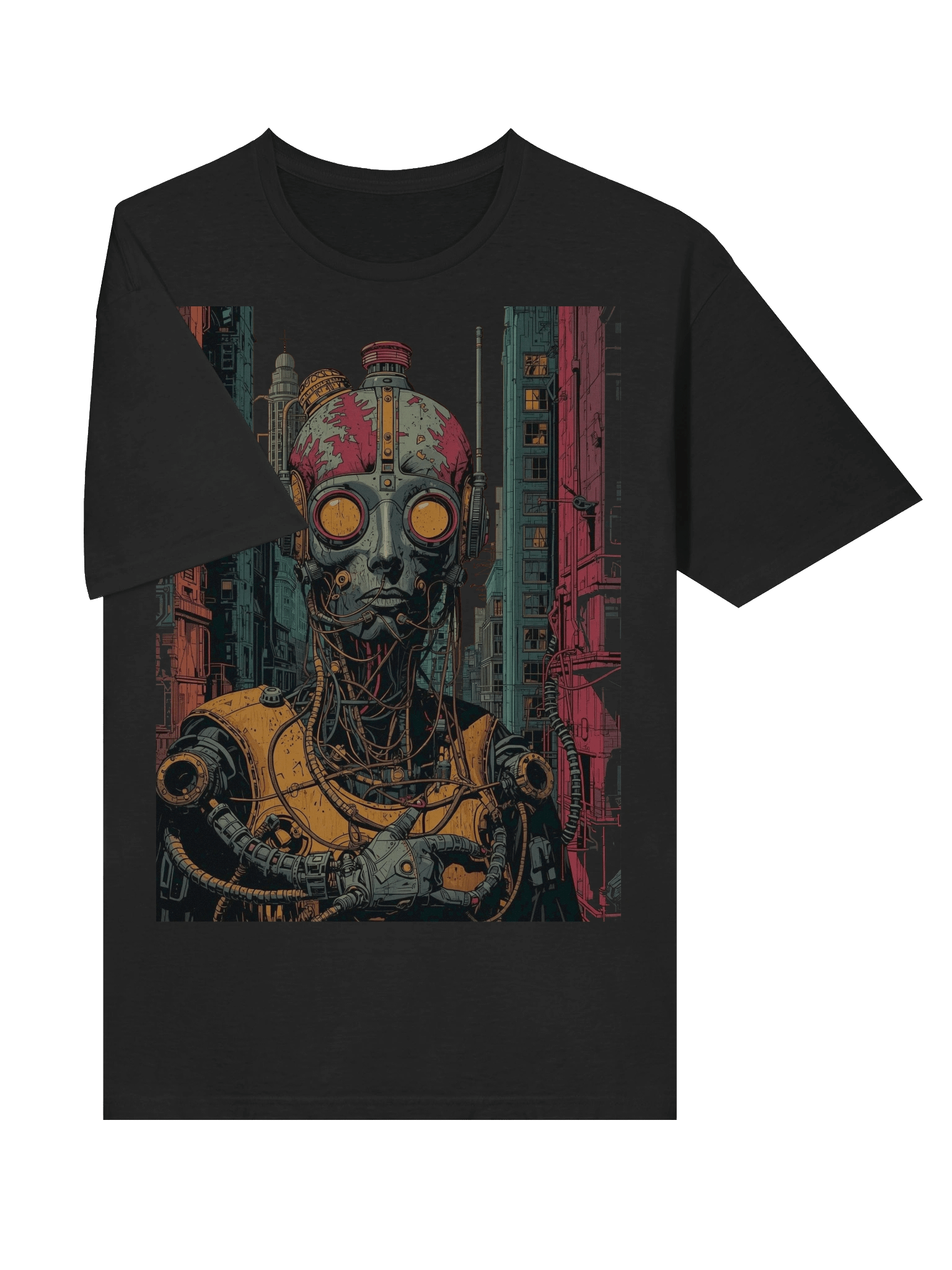Dystopian Cyborg Punk T-Shirt product image (8)