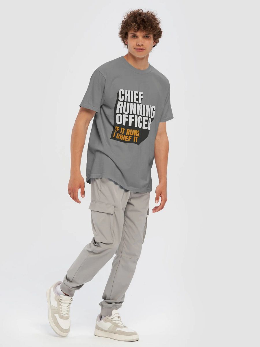 CHIEF RUNNING OFFICER Cotton Tee product image (13)