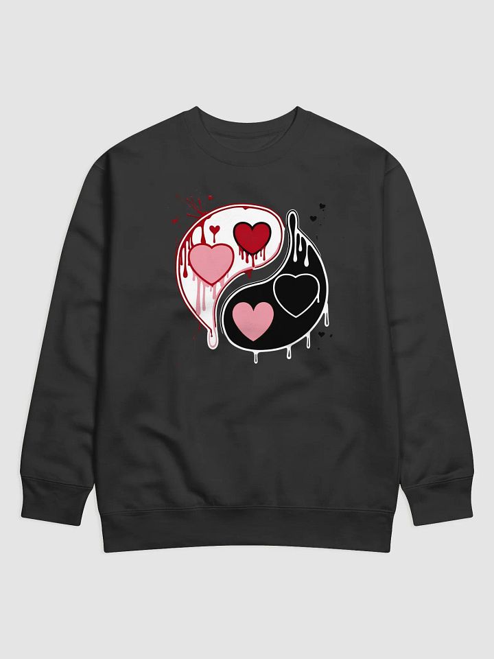 Lovey Dovey Romantic Sweatshirt – Cozy Balance & Love Energy product image (1)