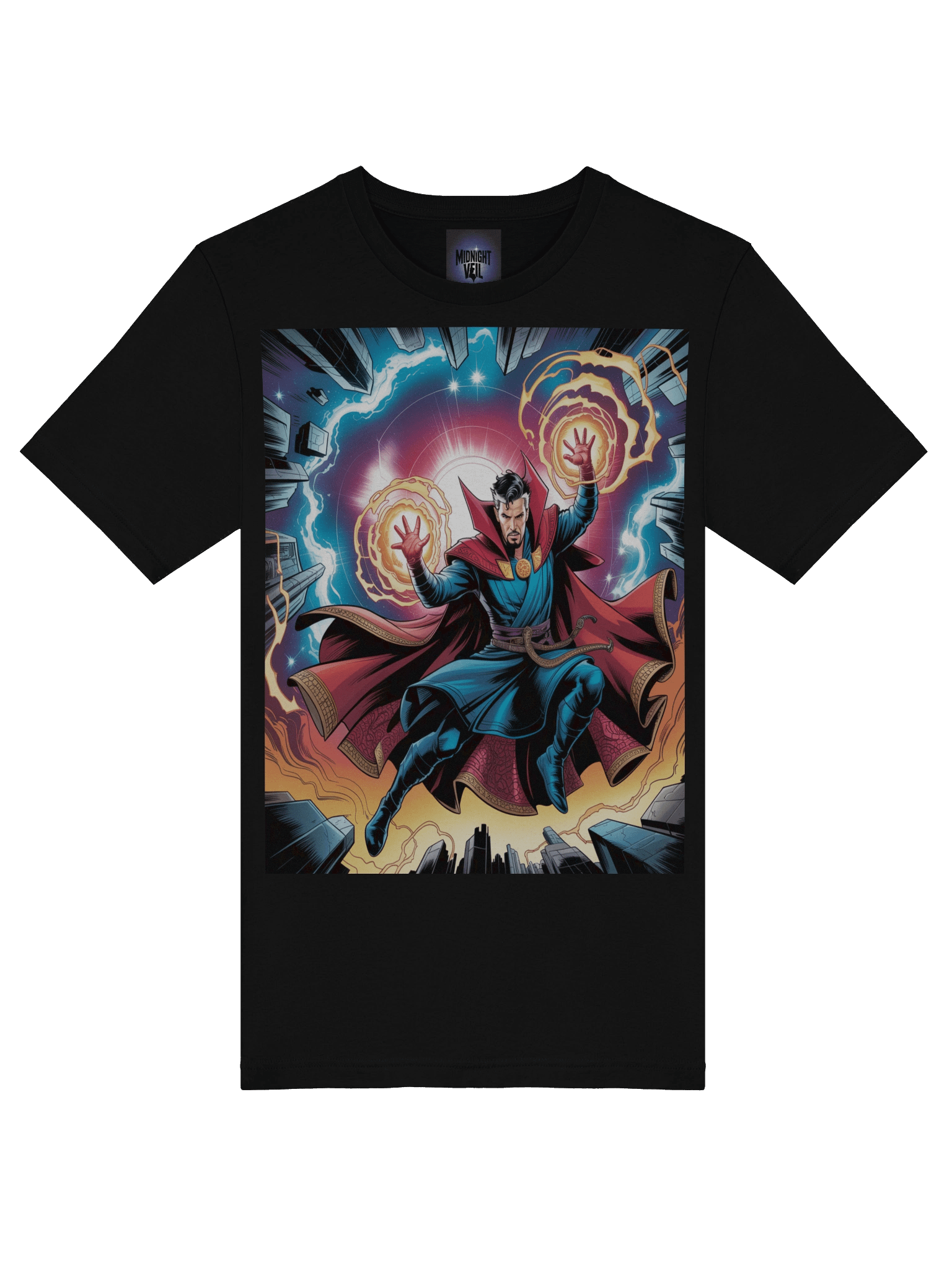 Doctor Strange Urban Eclipse Supersoft T-Shirt – Sorcerous Blast Veil product image (7)