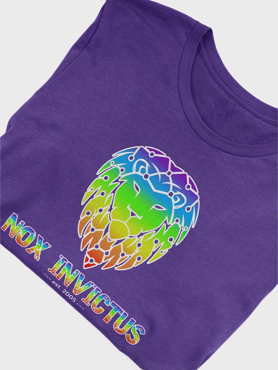 Nox Invictus Alliance Lion - Rainbow - Soft Soft Unisex T product image (3)