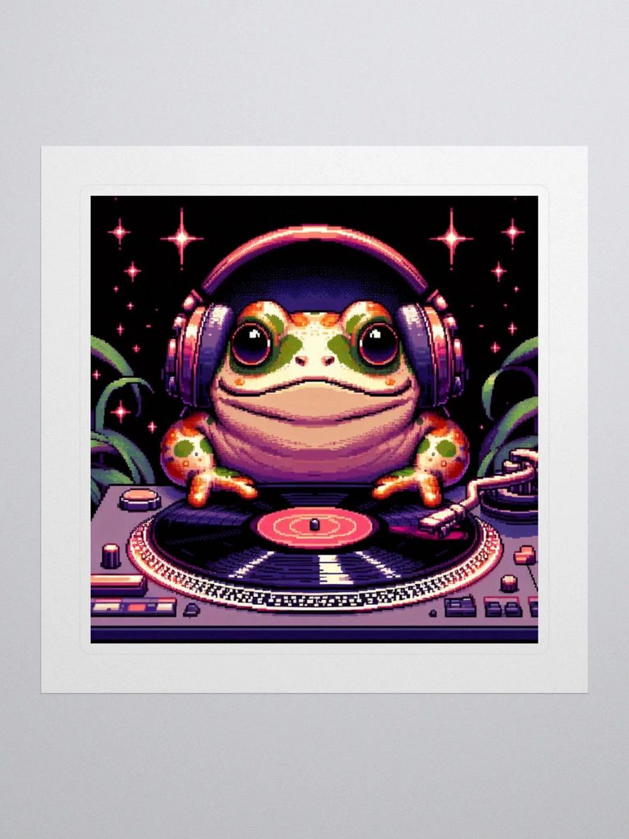 Frog DJ Sticker product image (1)