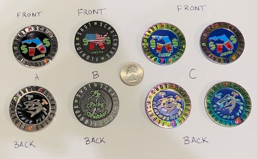 ShotScratchers Scratch Off Coins product image (4)