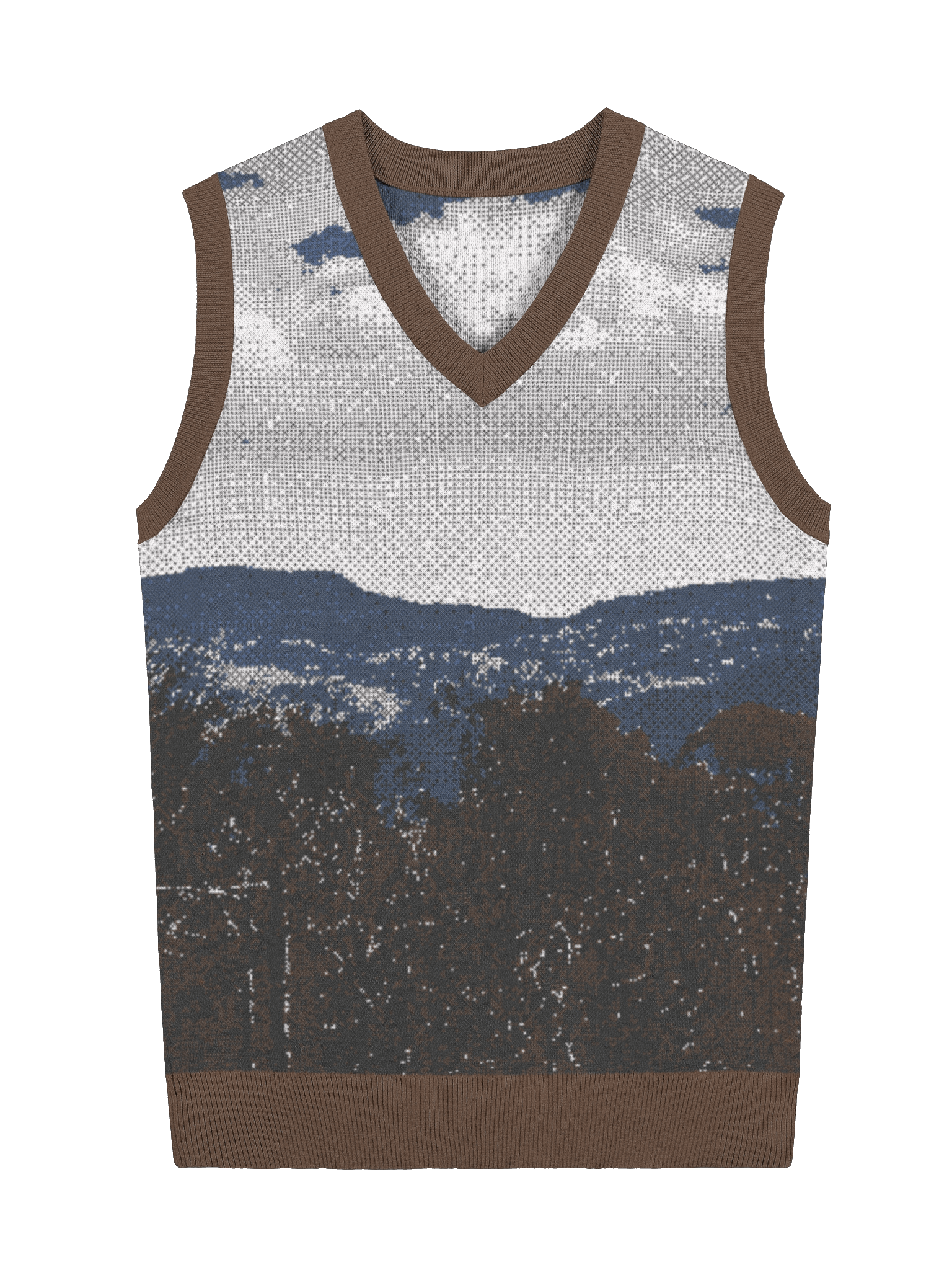 Mountain Visions Knitted Vest product image (3)