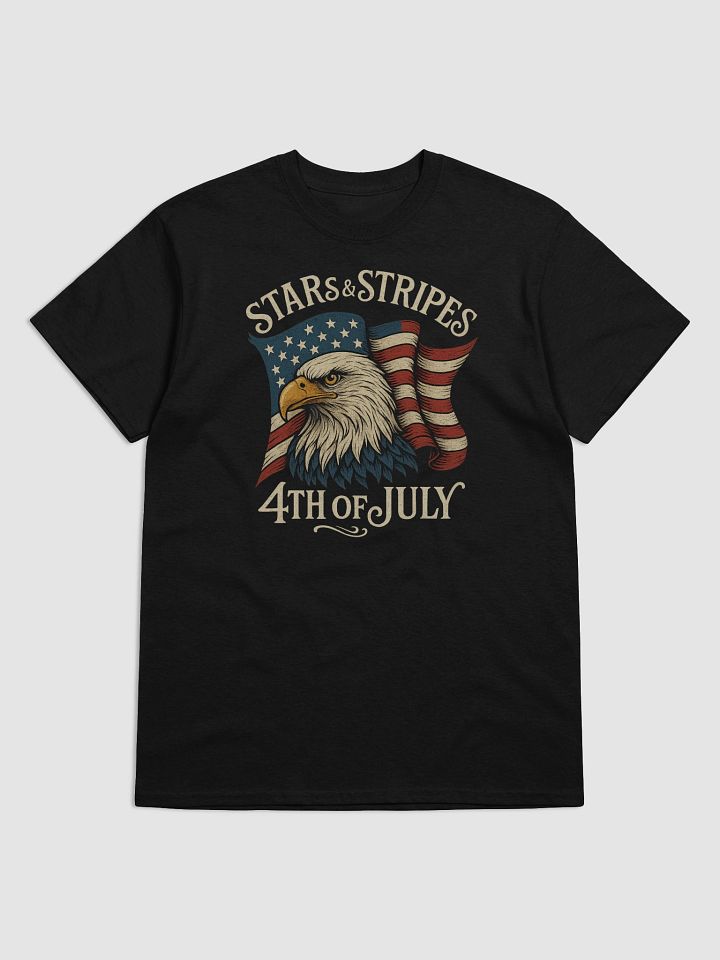Stars & Stripes Shirt – Vintage 4th of July Bald Eagle American Flag Tee product image (1)