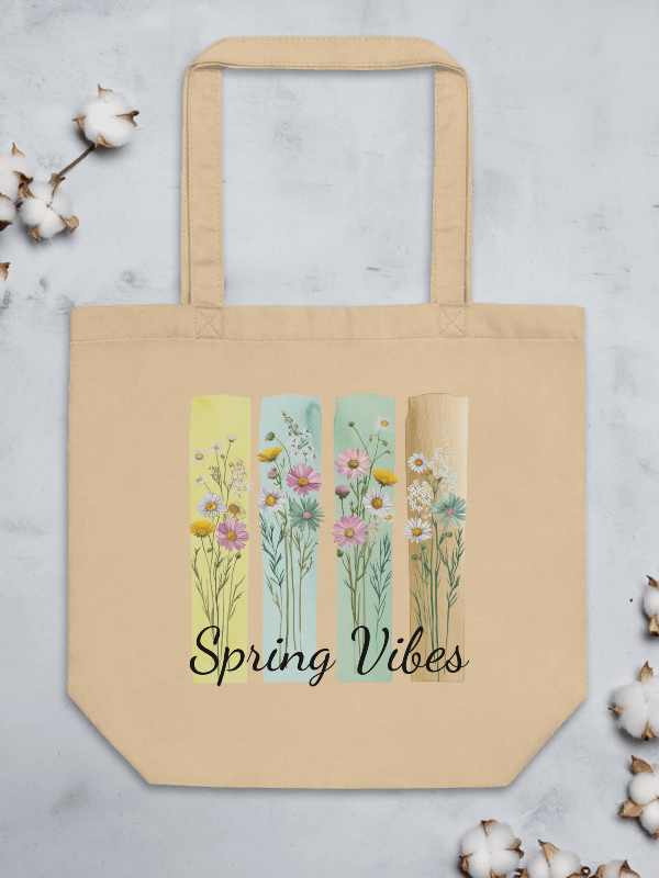 Spring Vibes Eco Tote Bag product image (2)