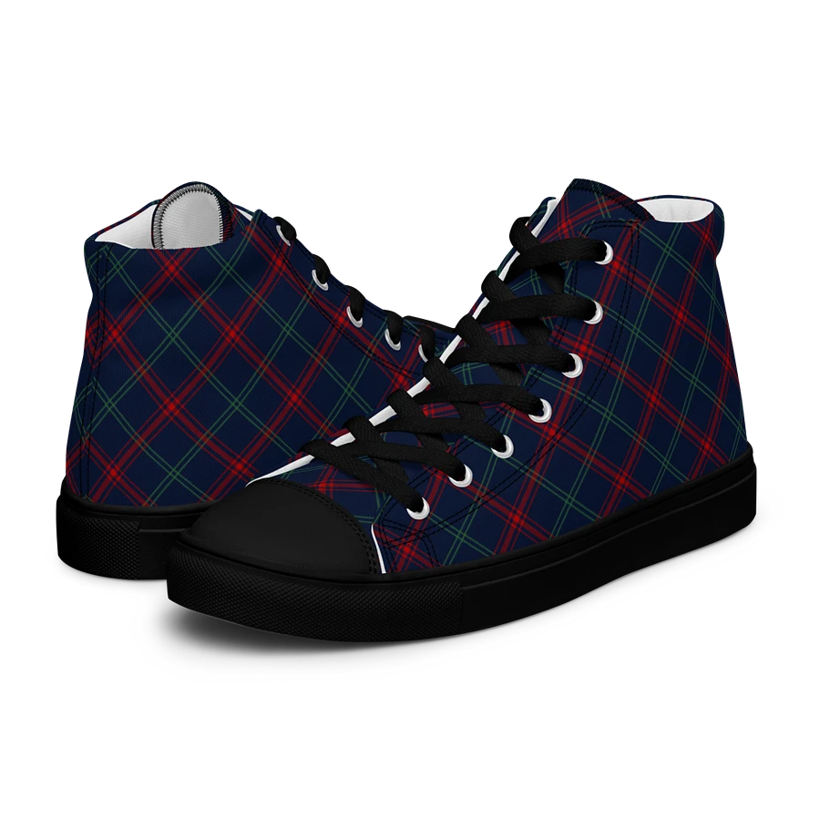 Lynch Tartan Men's High Top Shoes product image (8)
