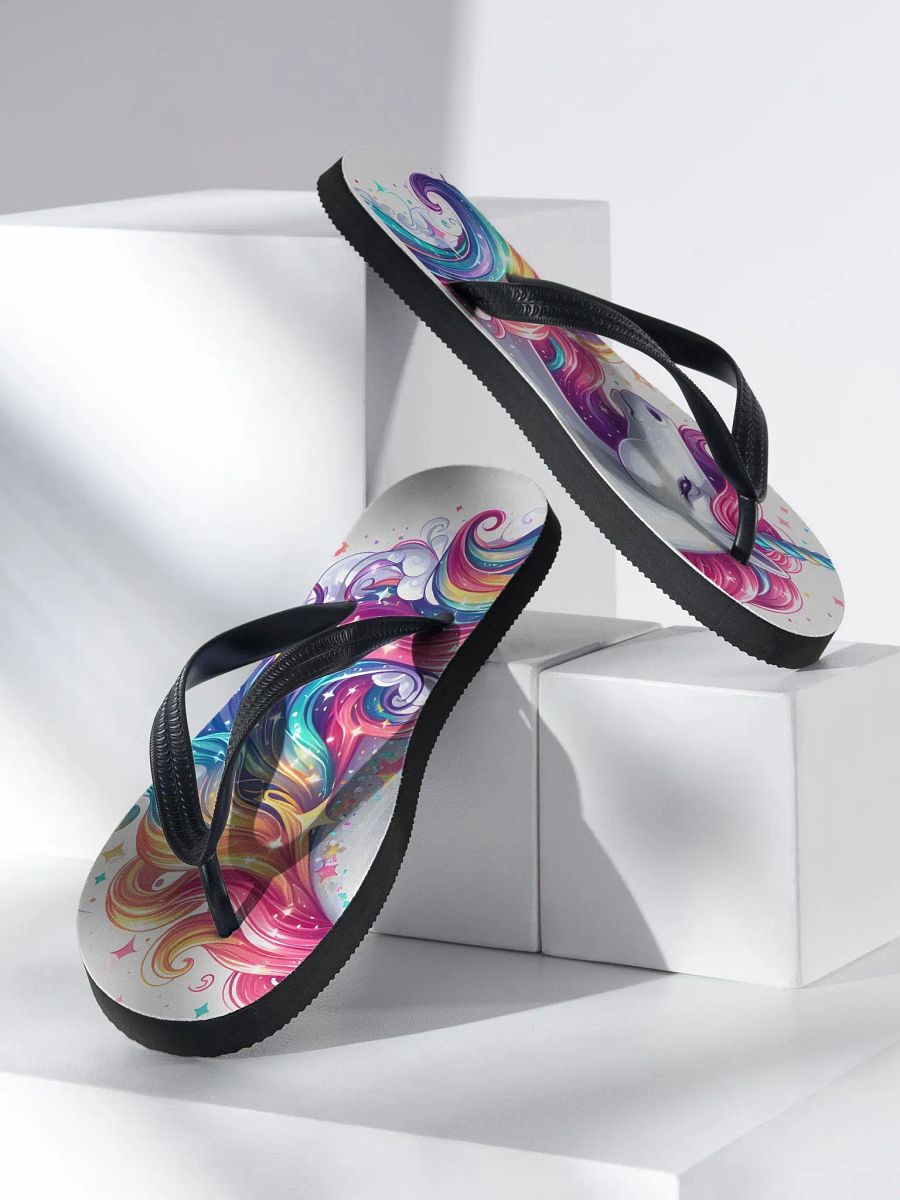Rainbow Majesty Flip Flops product image (3)
