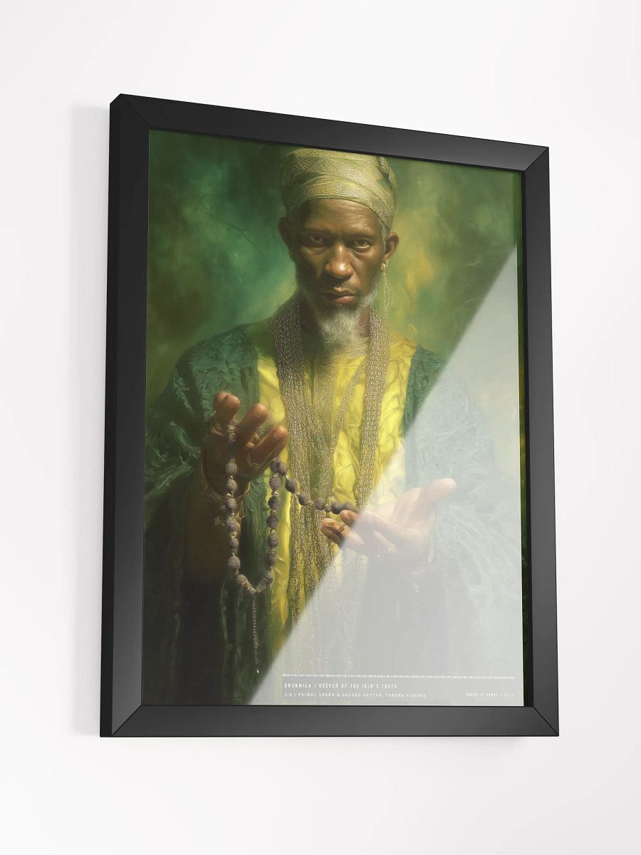 Orunmila: Keeper of Ikin's Truth – Framed Matte Poster product image (9)