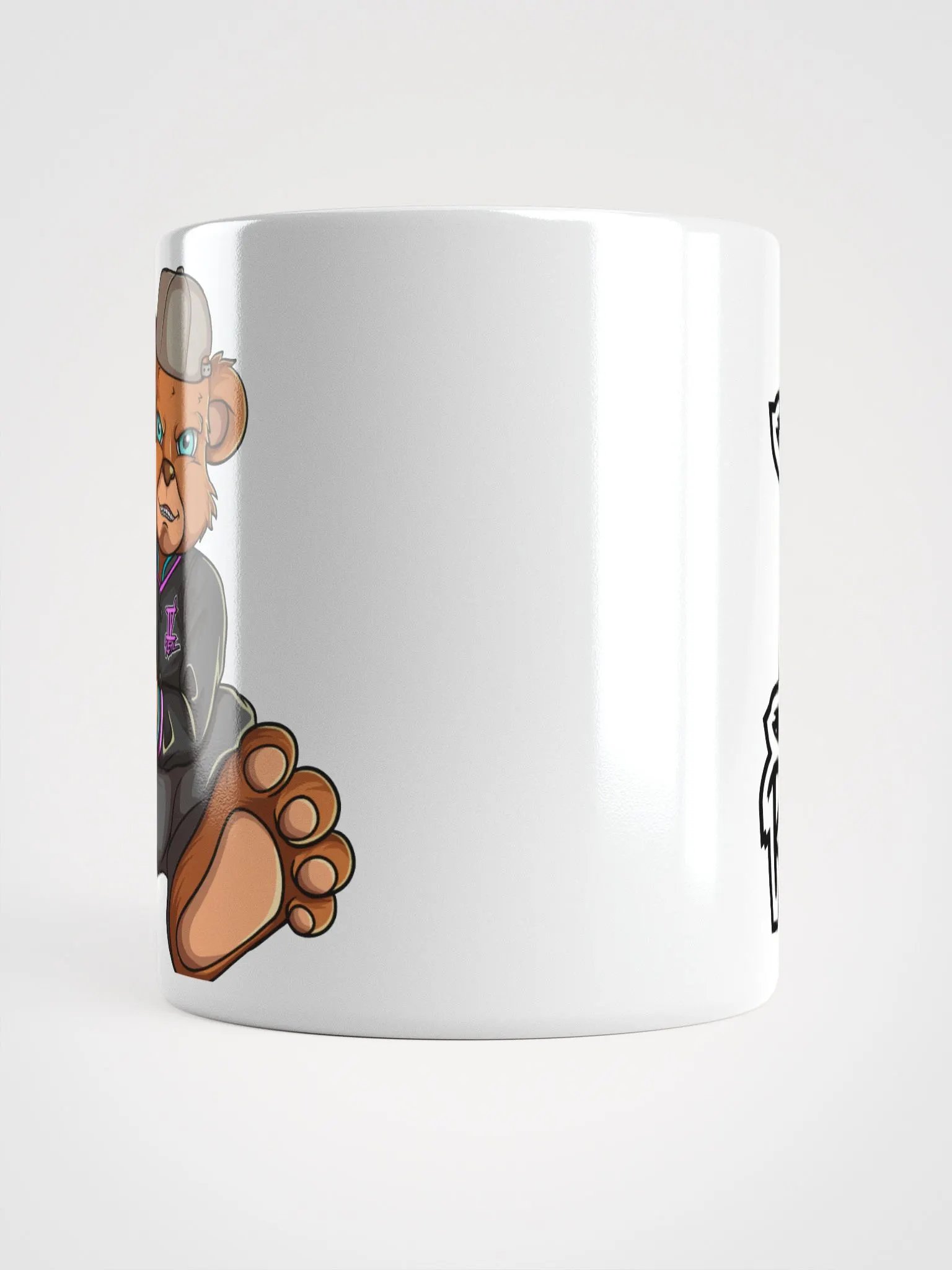 Sitting Bear White Coffee Cup product image (6)
