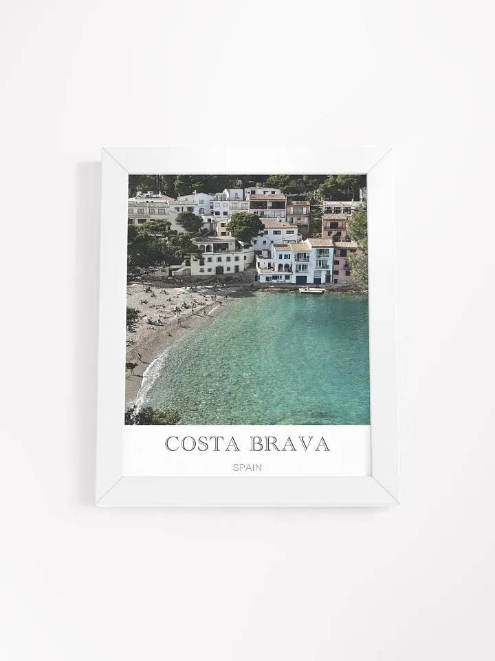 Costa Brava Cala Sa Tuna - Framed High-Quality Matte Poster product image (1)