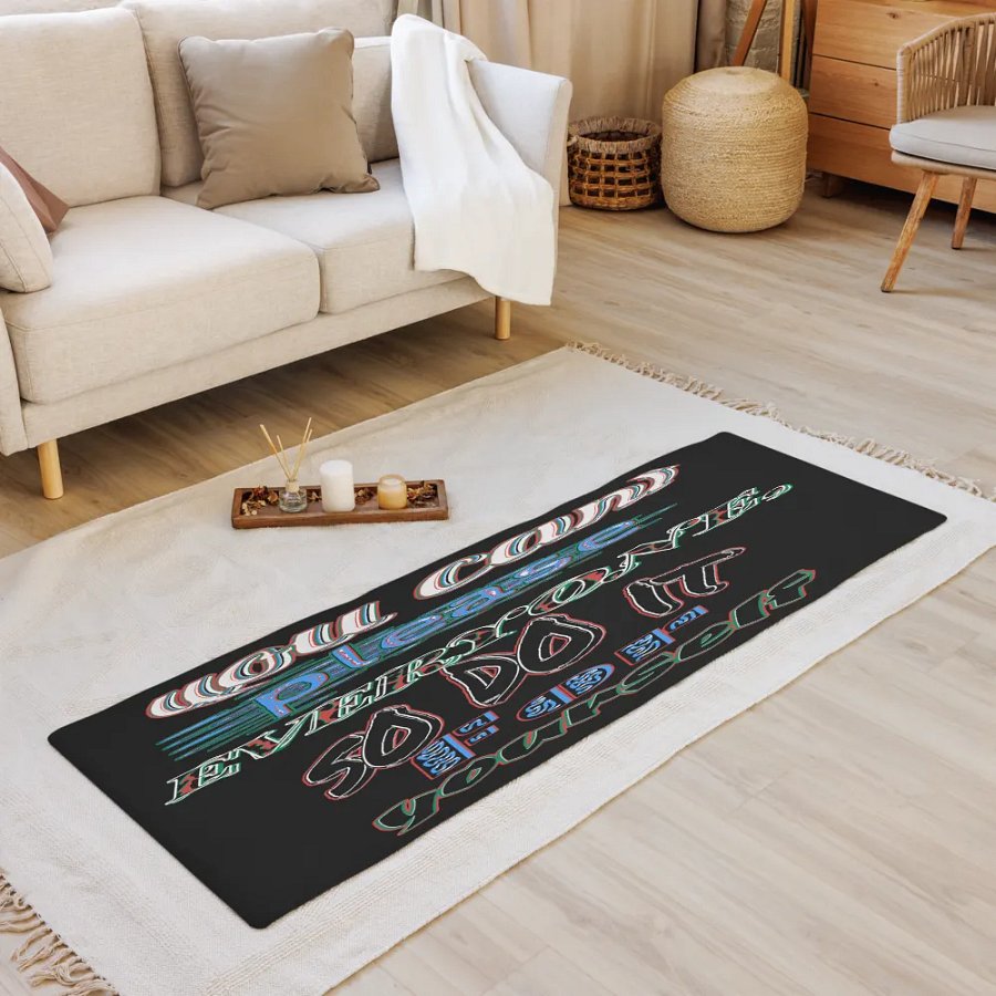 You Cant Please Everyone, So Do It For Yourself - Black - Yoga Mat product image (8)