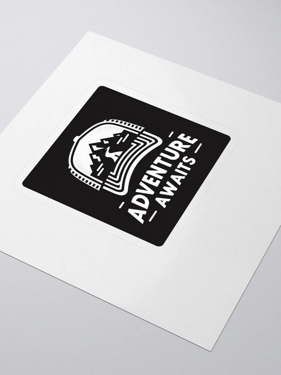 Adventure Awaits Trucker Hat Kiss Cut Stickers product image (3)