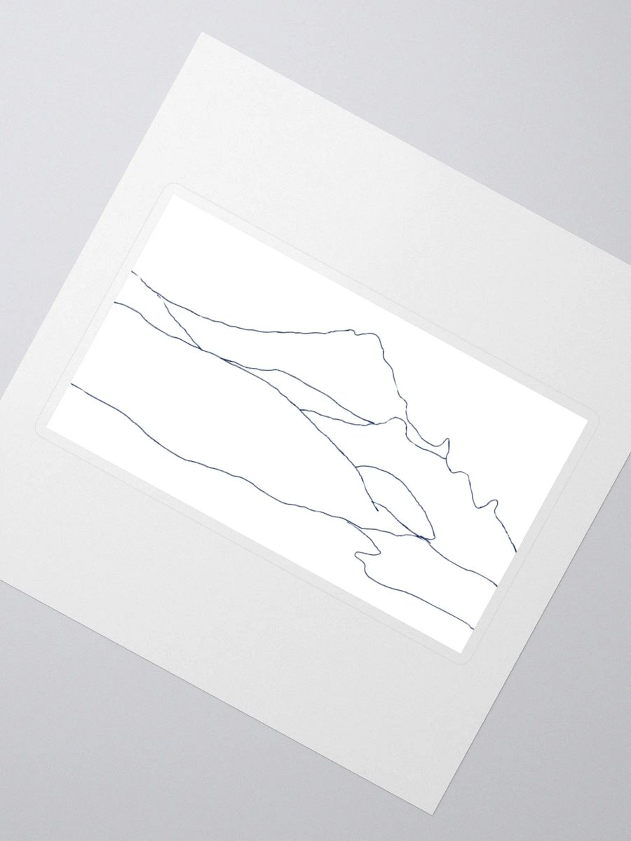 Gilbert Peak sticker (plain outline sketch) product image (6)