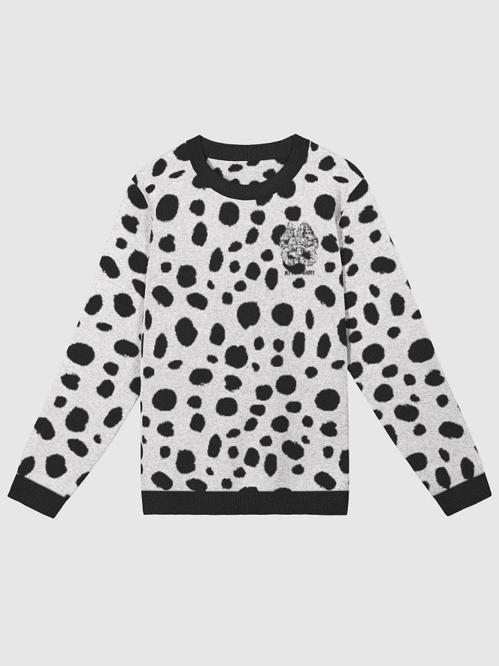 Dalmatian and Cheetah Print Knitted Crewneck product image (1)