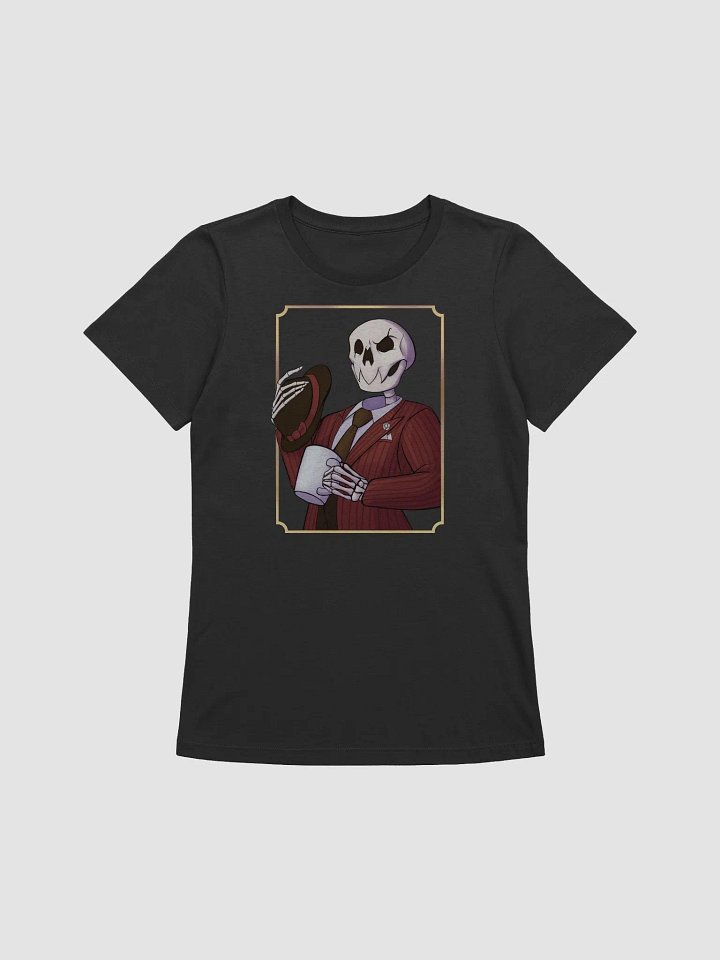 "Cup O' Bones" Womens T-Shirt (Cotton/Poly, Relaxed Fit, Heathered) product image (1)