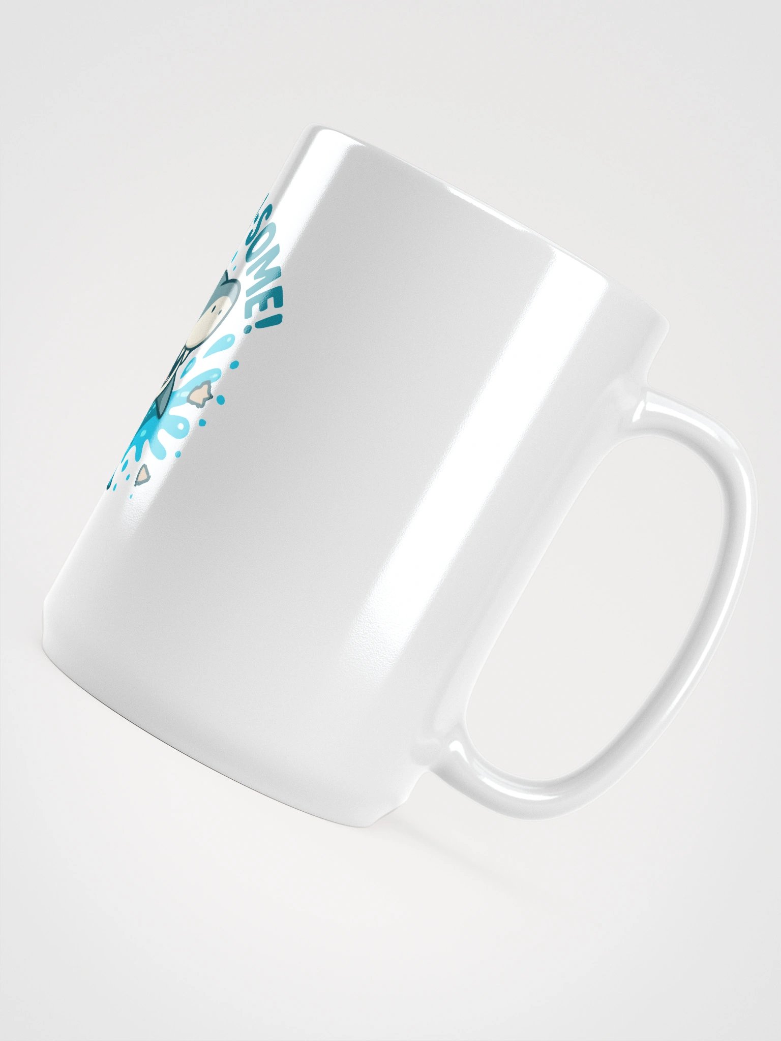 Jaw-some Shark White Glossy Mug product image (5)