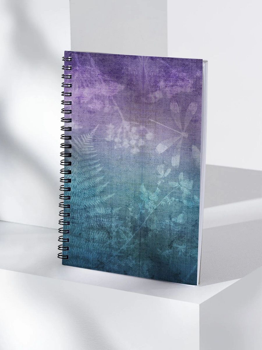 Blue Wildflowers Spiral Notebook product image (4)