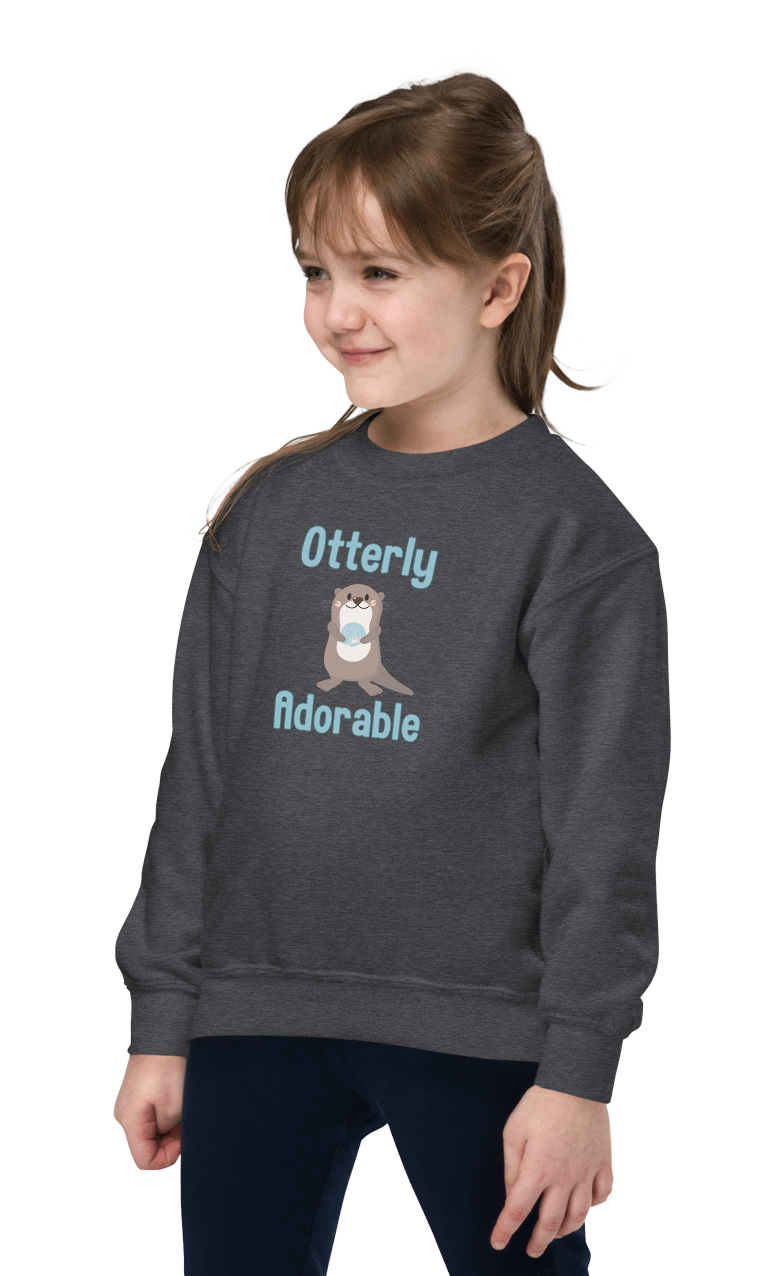 Otterly Adorable Youth Sweatshirt product image (2)