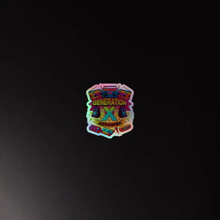 Gen X Holo-Activated Sticker product image (2)
