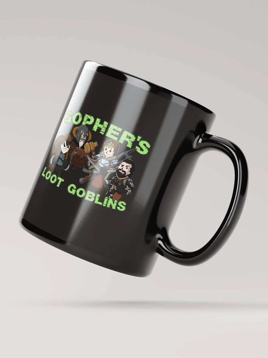 Gopher's Loot Goblins Black Mug product image (2)