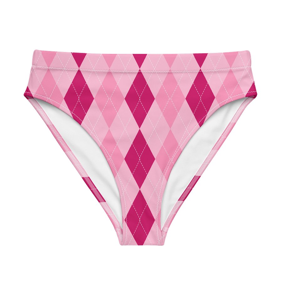 Pink Argyle Paradise Bikini Bottoms product image (1)