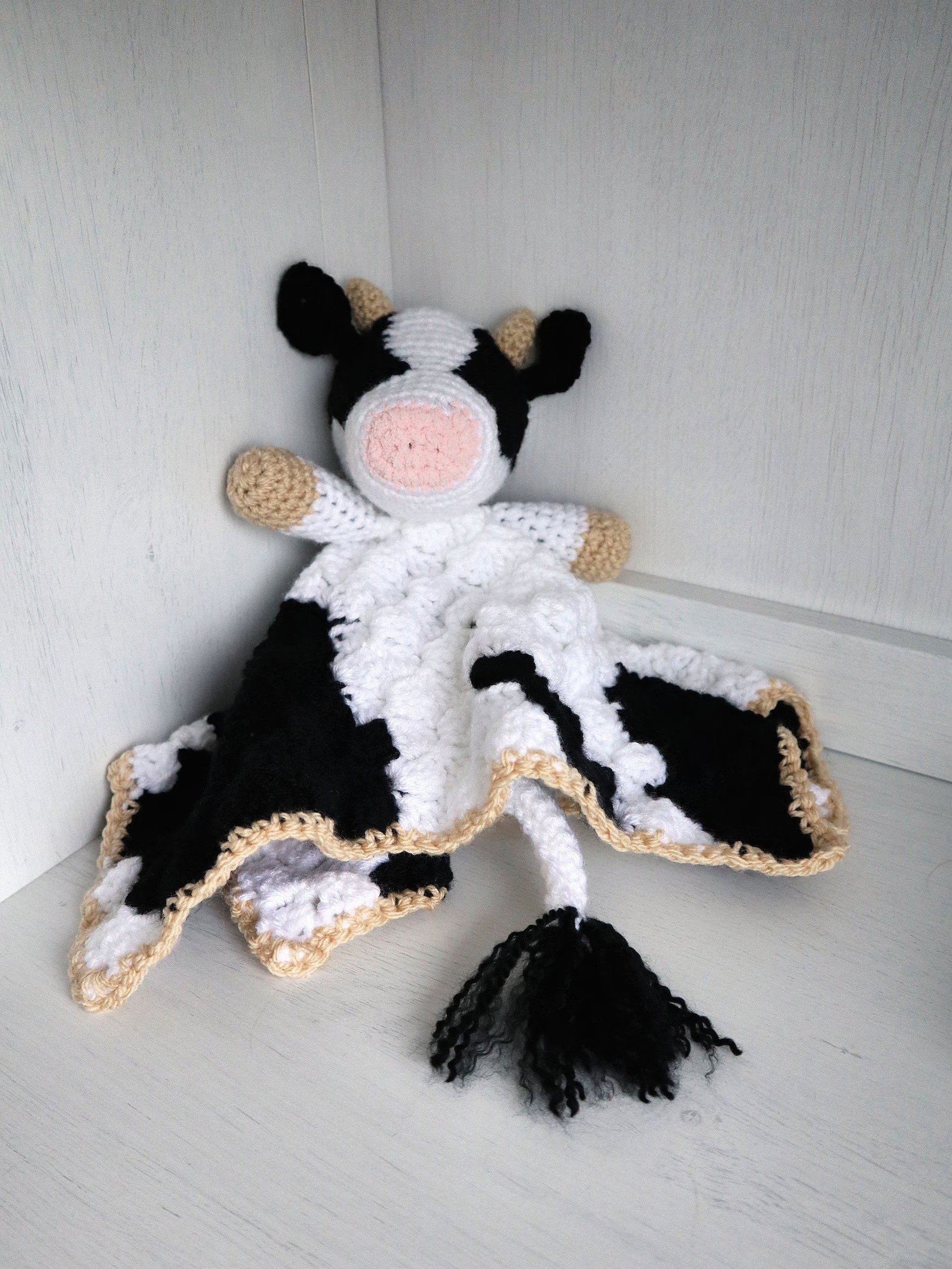 Bessie The Cow Lovey - Crochet Pattern product image (2)