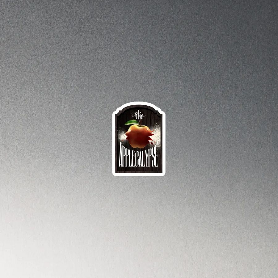 The Applecaplypse Pub Sign ✦ Die-Cut Magnets product image (4)