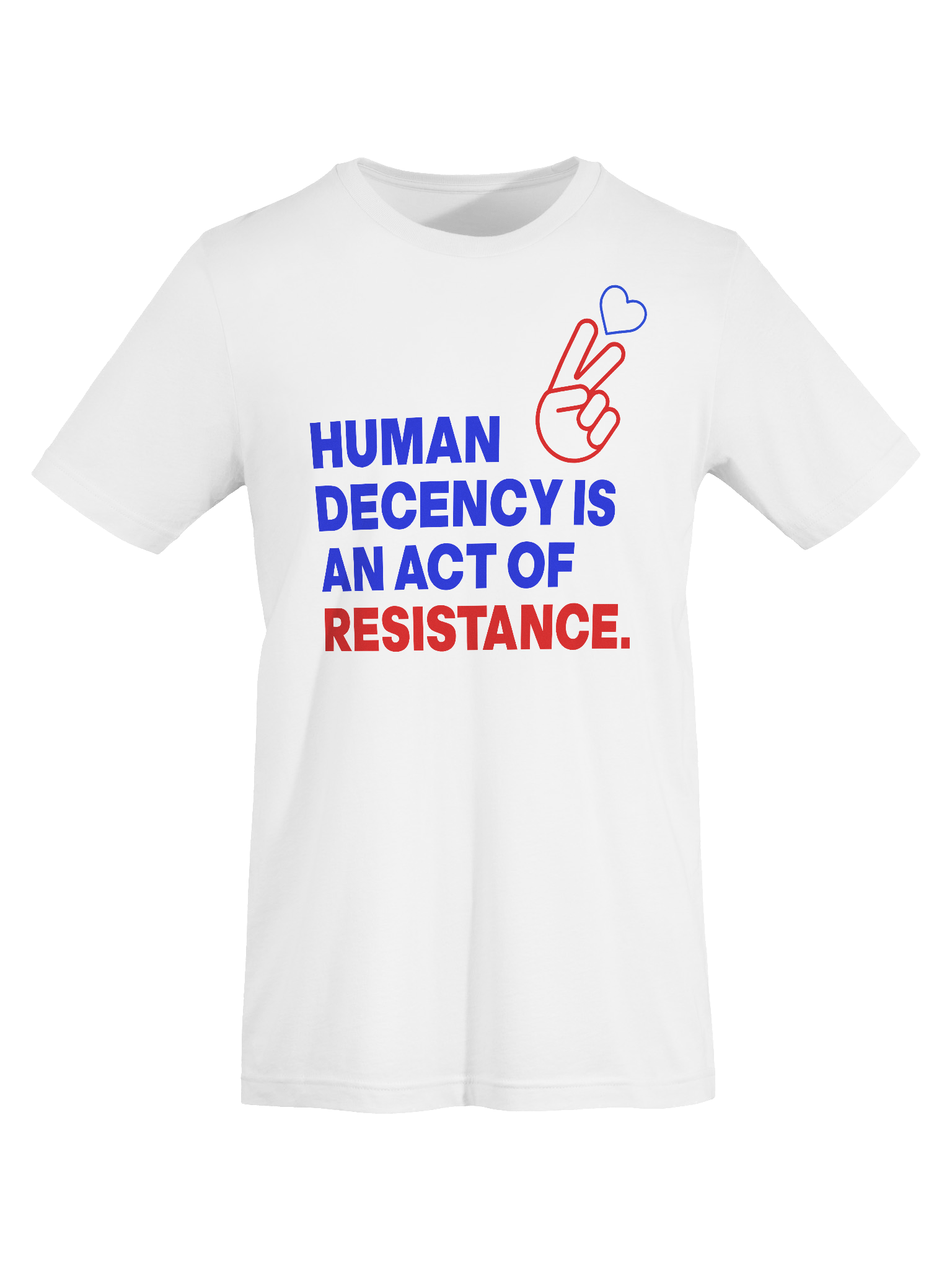 HUMAN DECENCY IS AN ACT OF RESISTANCE - WOMENS FIT product image (4)