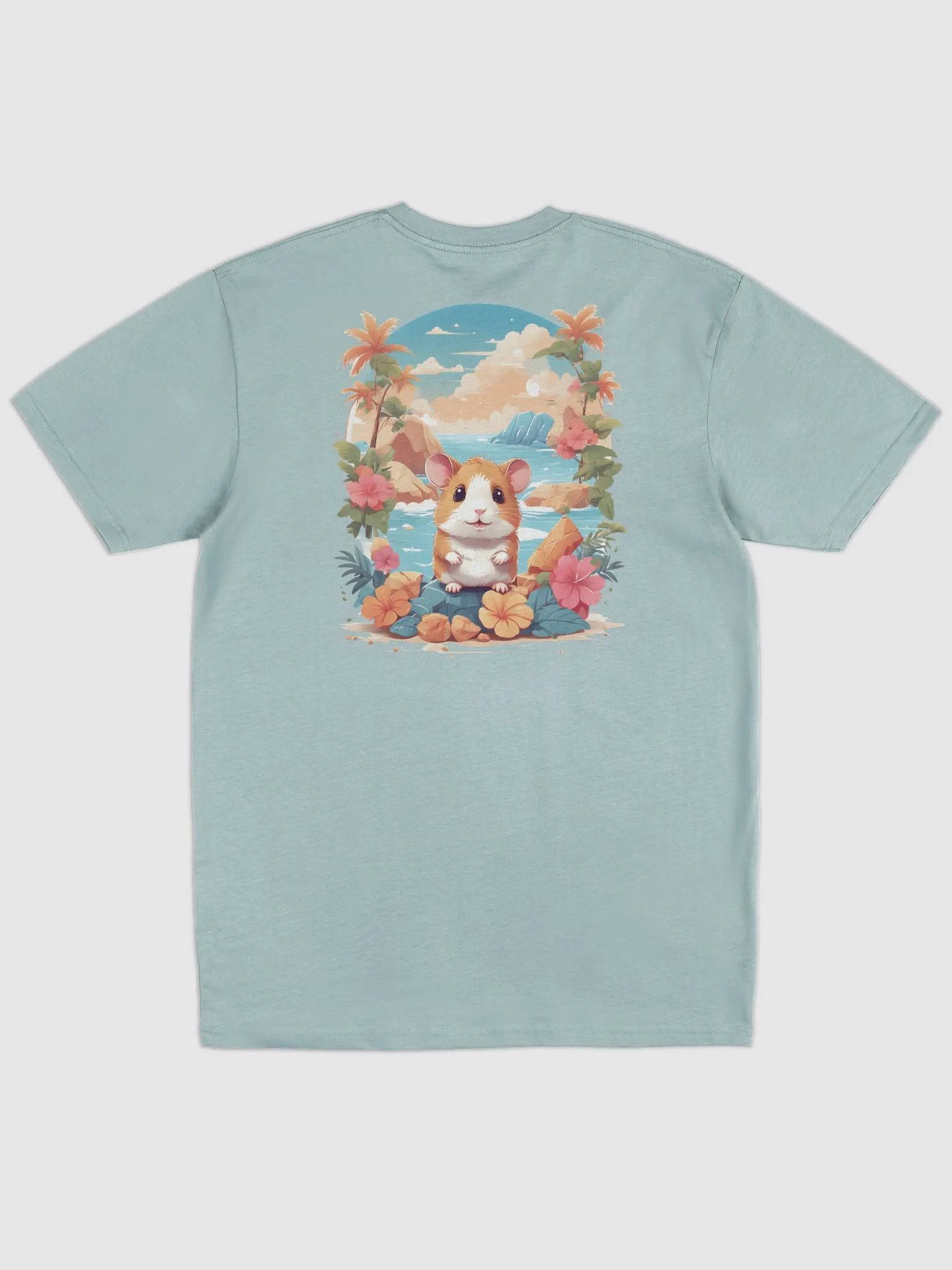 Whimsical Hamster Garden Men's Tee product image (12)