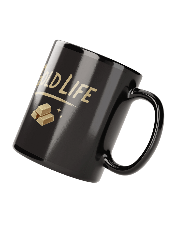 Gold Life Black Mug product image (4)