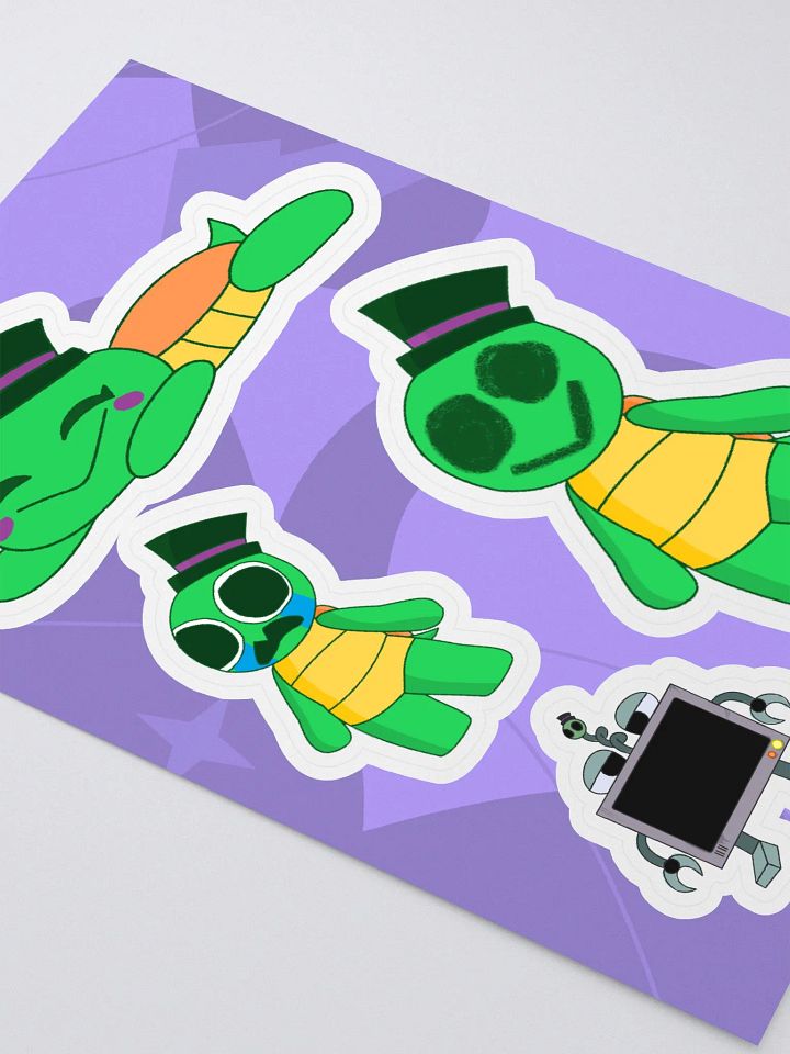 Turtle Hijinx Sticker Sheet product image (2)