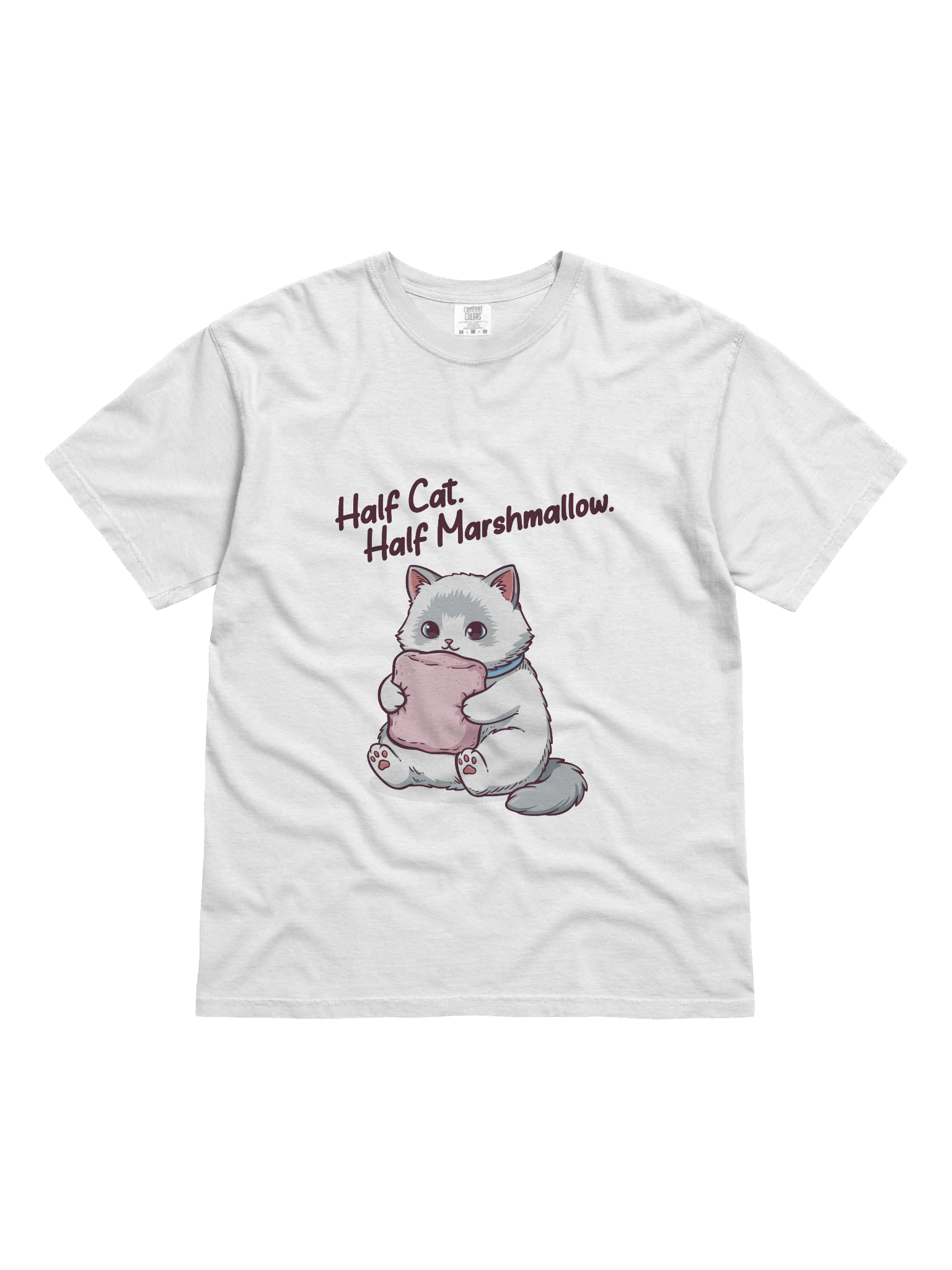 Ragdoll Kitten Marshmallow T-Shirt (White) product image (2)