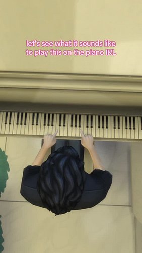let’s see what piano sounds like in the sims 4 vs IRL 👀🎹 #thesims4 #thesims #daniellebuilds #piano #sims #RayBanMeta #metagla...