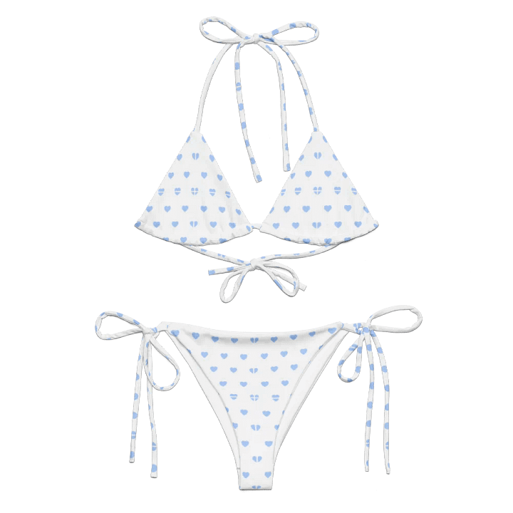 Pastel Heart Seamless Pattern String Bikini - v9 product image (1)