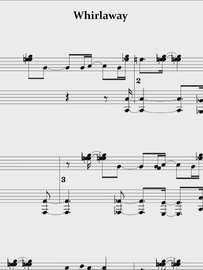 Whirlaway - Piano sheet music product image (1)