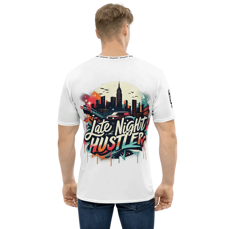 Late Night Hustler White Tee product image (1)