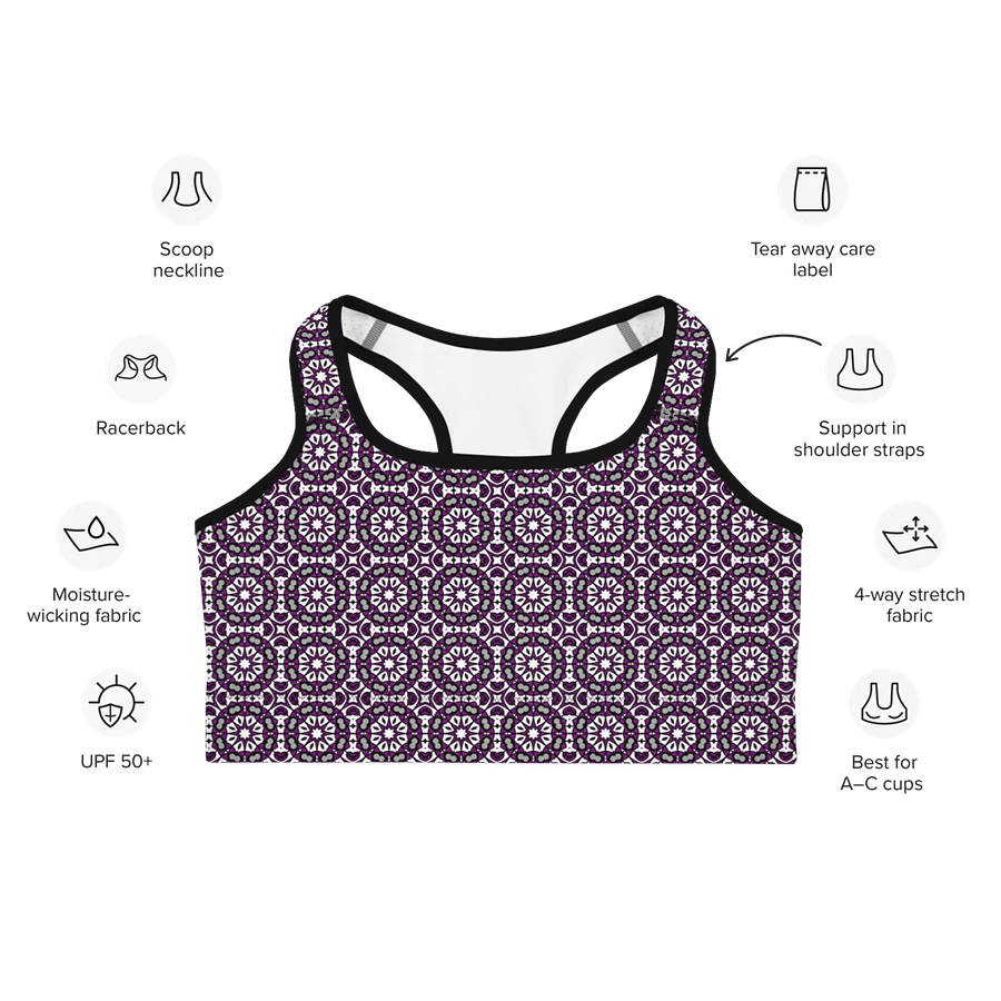 Asexual Abstract (1) - Sports Bra product image (7)