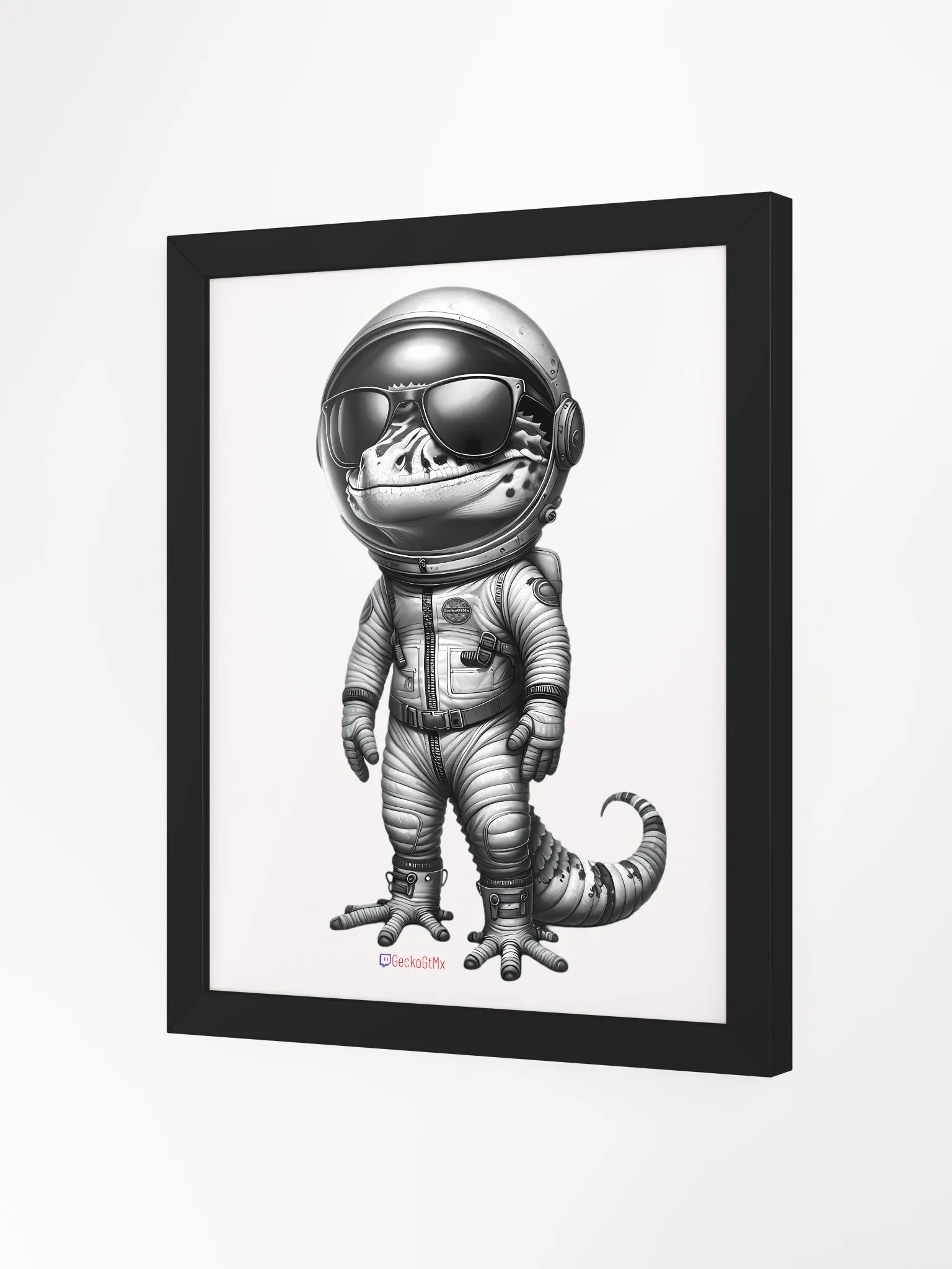AstroLizard Framed Matte Poster product image (6)