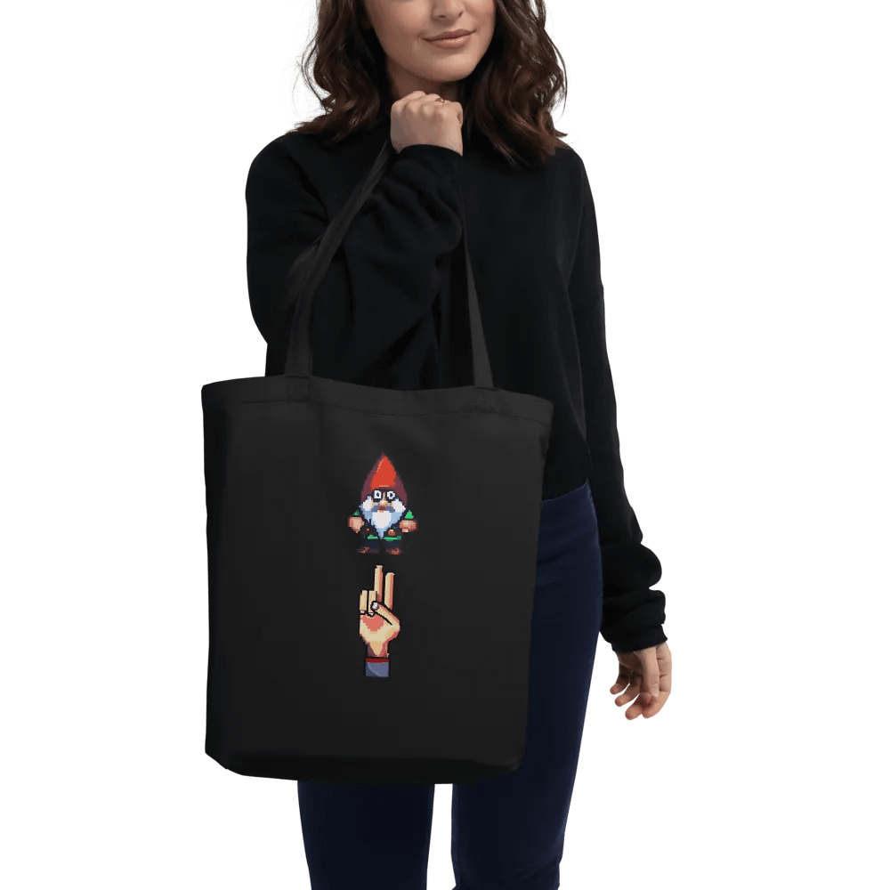 'Finger That Gnome' Tote Bag product image (3)