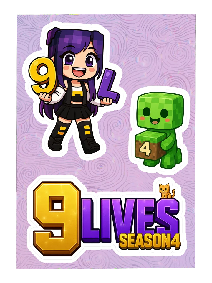 9LS4 Linahun Sticker Sheet product image (1)