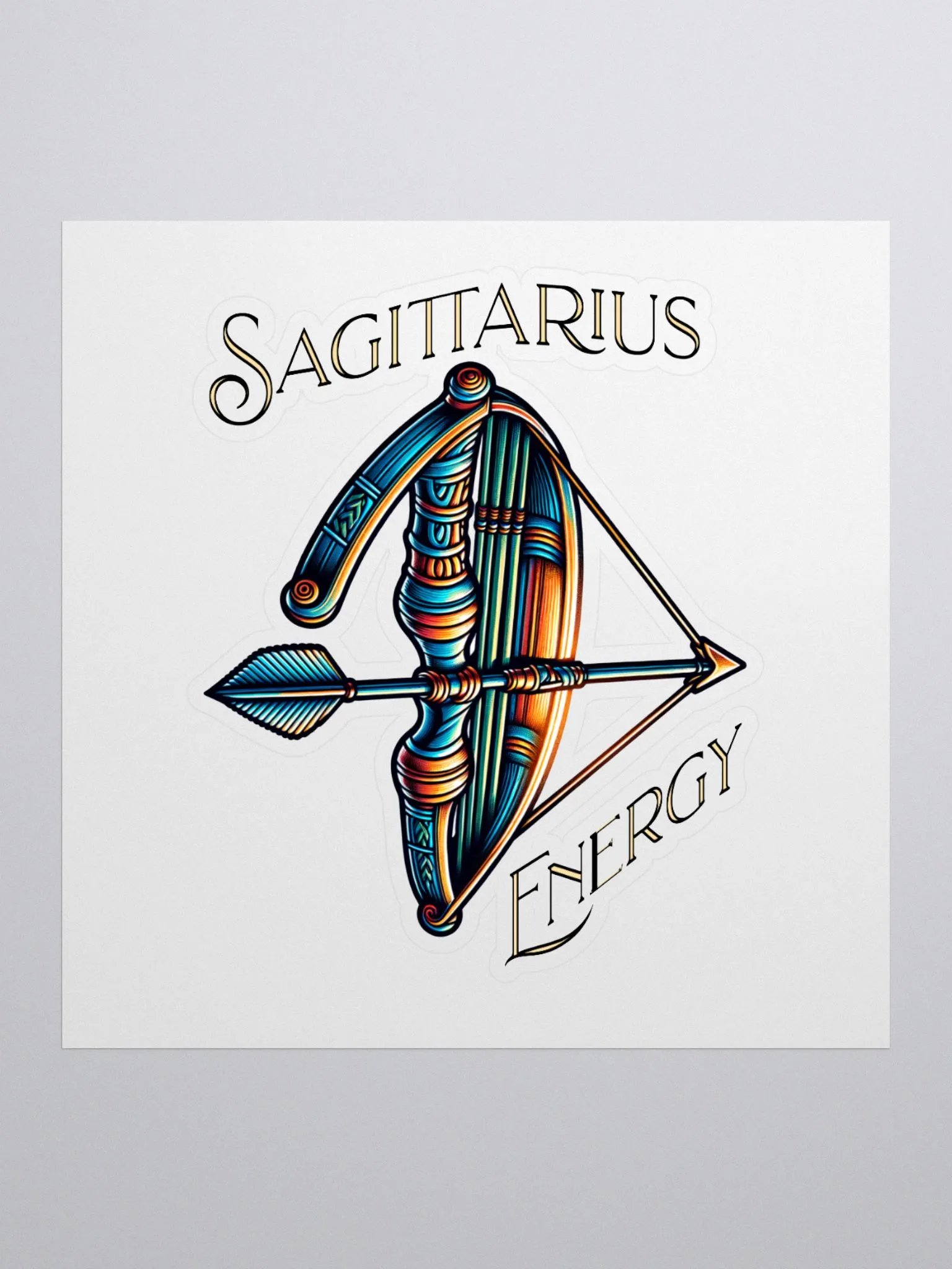 Zodiac Sign Sagittarius Energy Sticker product image (1)
