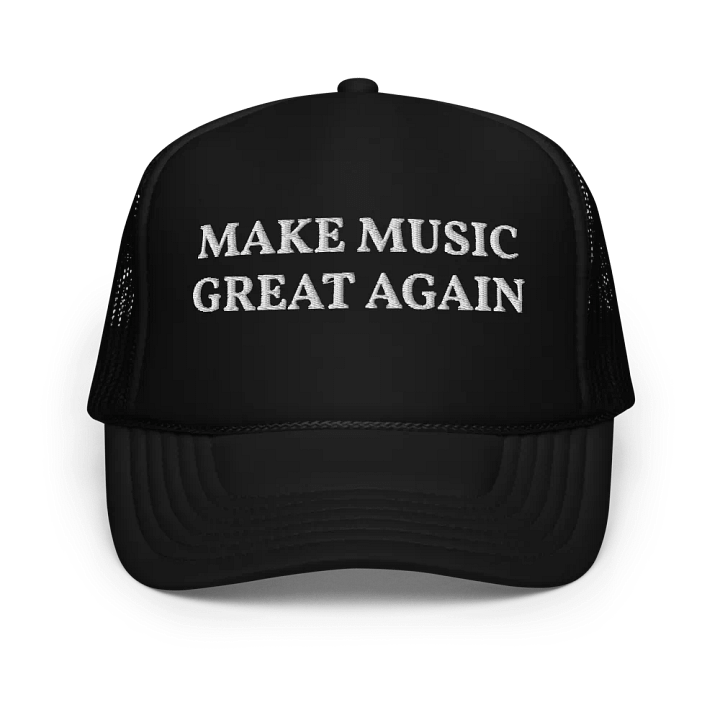 Make Music Great Again - Embroidered Trucker Hat Cap product image (1)