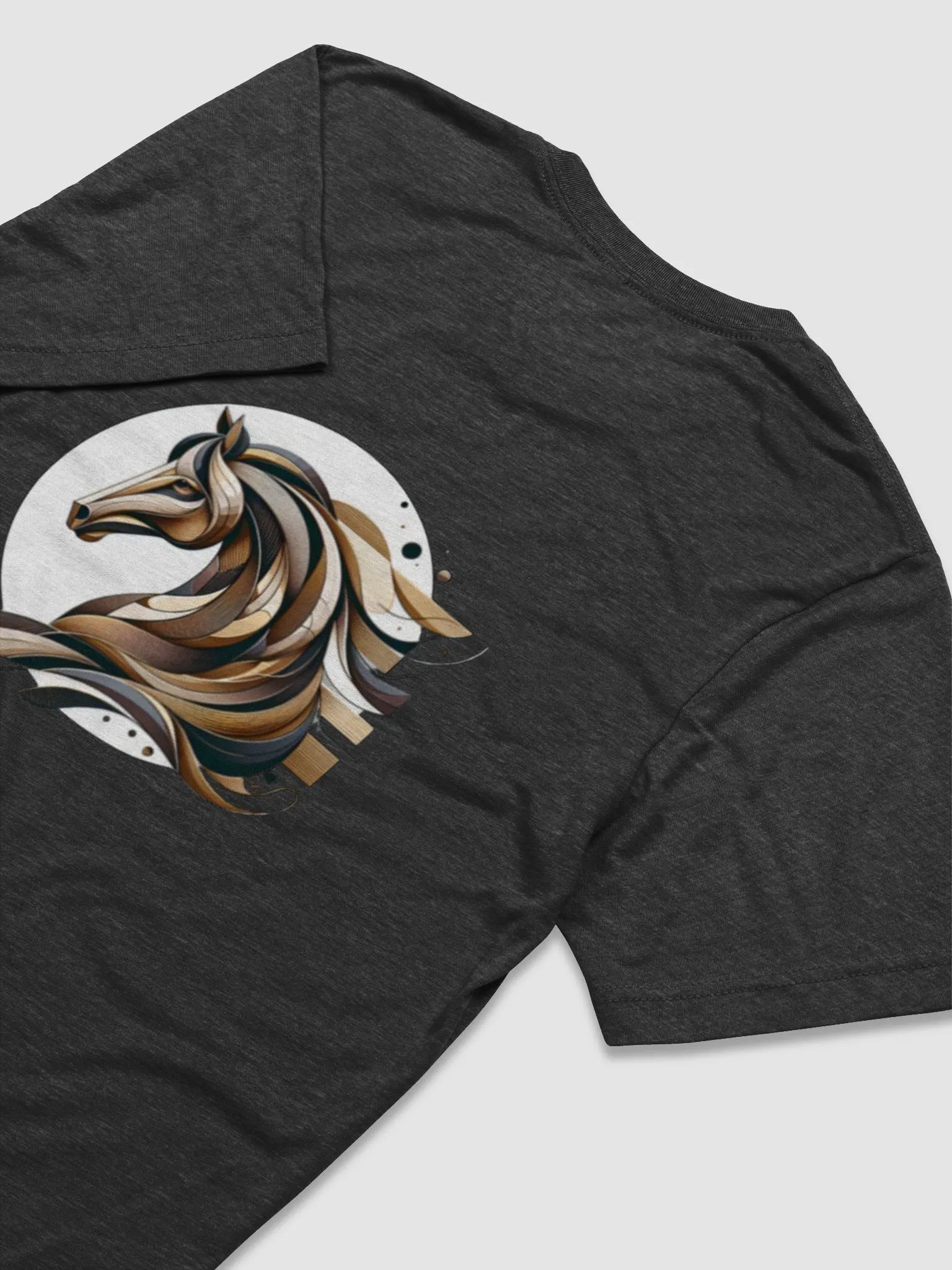 Majestic Mane Horse Art Tri-Blend Tee product image (16)