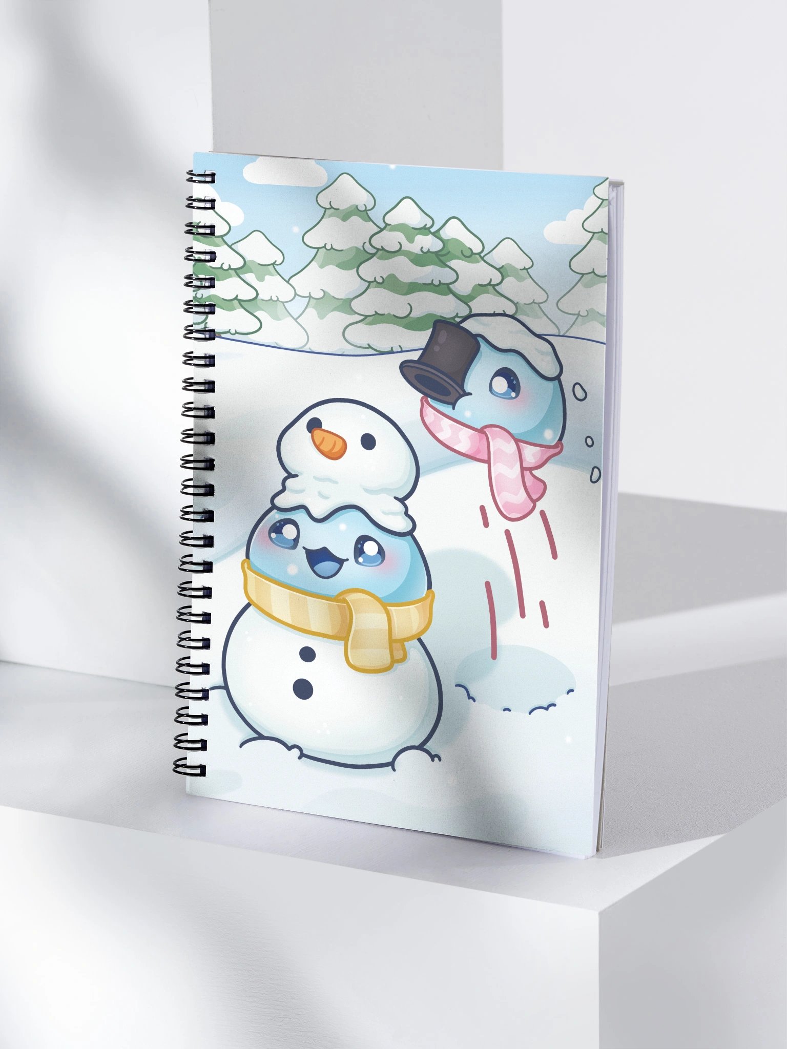 Snow Slime Spiral Notebook product image (4)