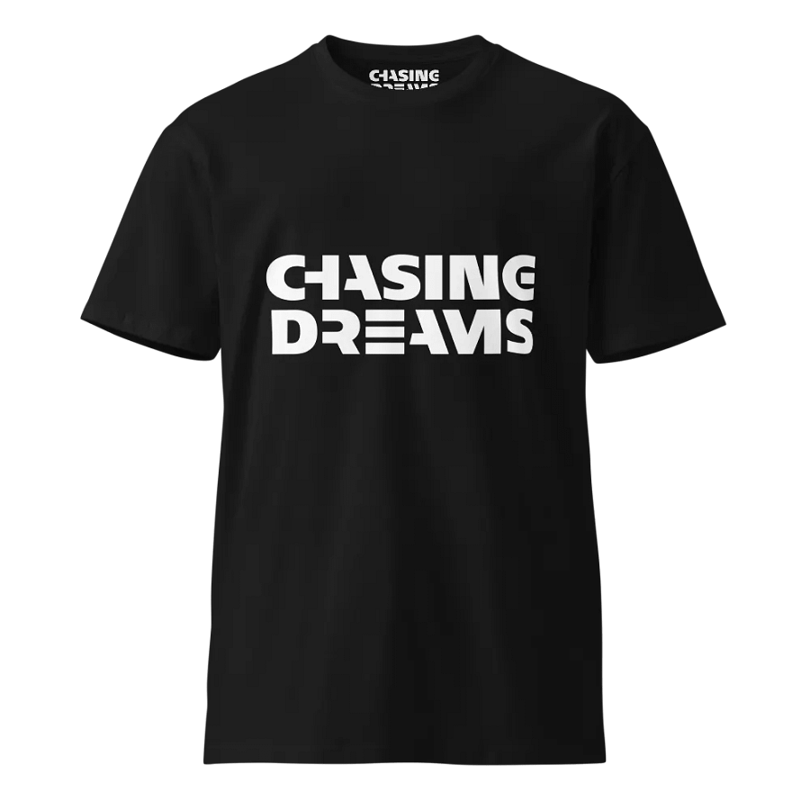 Chasing Dreams Unisex Premium T-Shirt (white logo) product image (13)