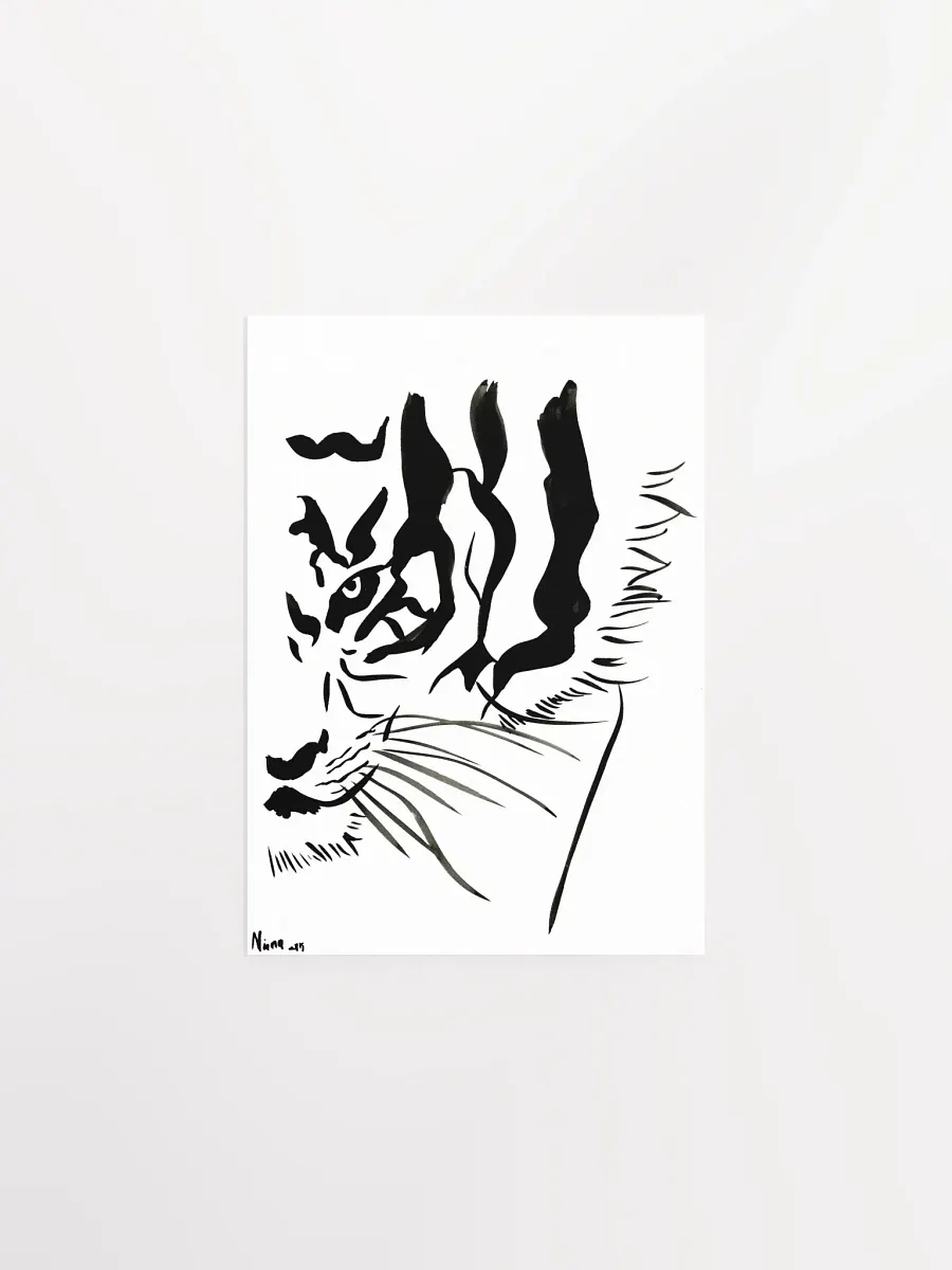 Face Of A Tiger Art Print product image (1)